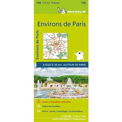 Image of ENVIRONS DE PARIS 2021 (Environs of Paris) Michelin Zoom Map 106: (Michelin Maps, 106)