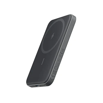 Image of Anker Power Bank, 621 Magnetic Battery (MagGo), 5000mAh Wireless Portable Charger with USB C Cable, Only Compatible iPhone 16/16 Plus/16 Pro/16 Pro Max, 15/14/13/12 Series