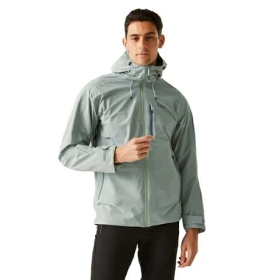 Image of Regatta Men&#039;s Lightweight Okara Waterproof Jacket Glacier, Size: M