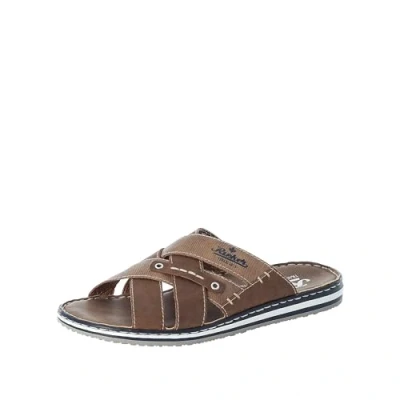 Image of Rieker Men&#039;s Frühjahr/Sommer 21599 Mules, Brown, 7.5 UK