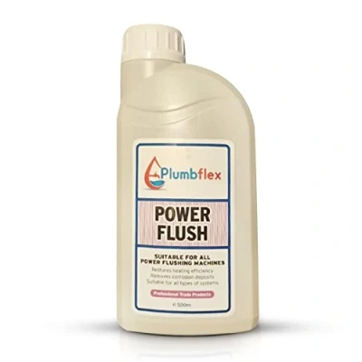 Image of Plumbflex Central Heating Power Flush Treatment, 500ml Treats 100 litres