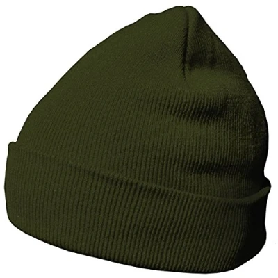 Image of DonDon Beanie hat Men Hats for Women Winter Classical Design Olive