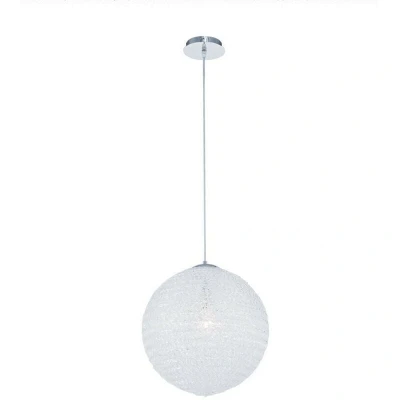 Image of Fusion Globe Ceiling Pendant 40cm Round 1 x E27, Chrome
