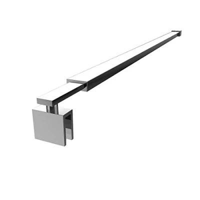 Image of EMKE Shower Screen Support Bar 700mm to 1200mm Wet Room Arm for Bath Panel Glass Bracket, Fits 8 10mm