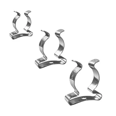 Image of 10 x 13mm Tool Spring Terry Clips Heavy Duty Storage/Shed Garage Cupboard