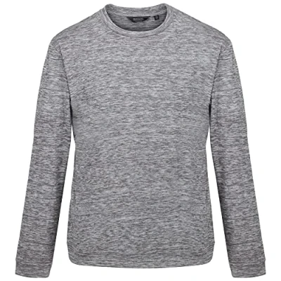 Image of Regatta Men&#039;s Leith Pullover Sweater, Stormgreymarl, S