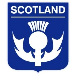 Image of Scotland Scottish Decal Car Sticker Saltire Thistle (Scottish Shield Thistle)