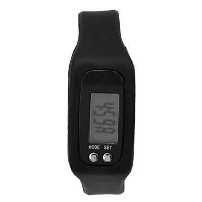 Image of VGEBY1 Pedometer Bracelet, Multi function Lightweight Smart Activity Tracker Calorie Counter Step Counter(Black)