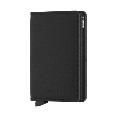 Image of Secrid Slimwallet Yard powder Black Free engraving