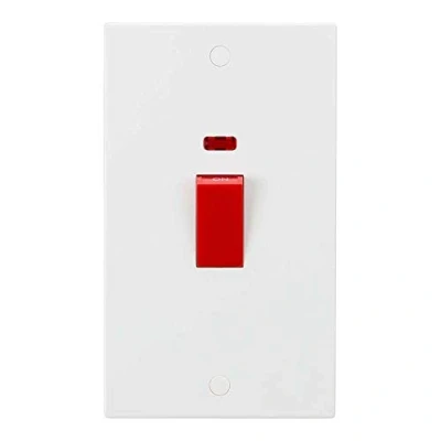Image of KnightsBridge 45A 2G DP Switch with Neon