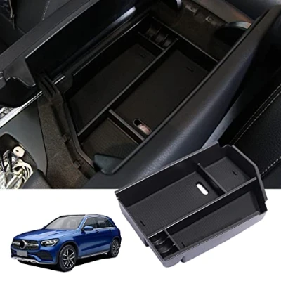 Image of For ML GL GLE GLS Class C292 W166 Central Armrest Storage Box Container Tray Organizer Car Accessories Left Hand Driver