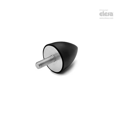 Image of ELESA Rubber buffer DVA.6 20 24 M6 18 70