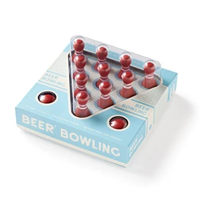 Image of Beer Bowling Drinking Game Set