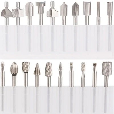 Image of HSS cutter set for 3 mm shank, SPTA, 10 pcs, with box accessory set, Dremel, Proxxon Dremel wired multifunction tool grinding and polishing, white