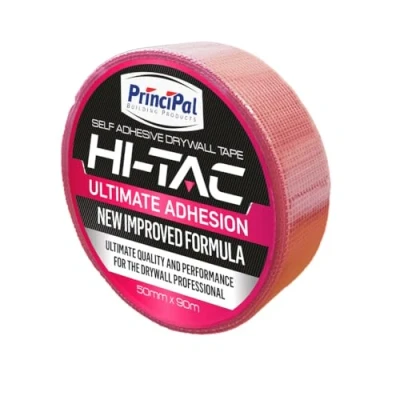 Image of Hi Tac Self Adhesive Drywall Scrim Tape 48mm x 90M Plasterers Mesh (2)