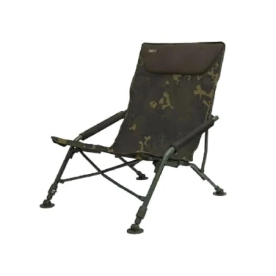 Image of Korda Campac Low Chair Dark Kamo KLUG134 Lightweight Carp Fishing Compact &amp; Durable Tackle Seat