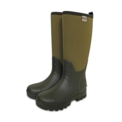 Image of Town &amp; Country Neoprene Wellington Boot Green Unisex (Green, UK Footwear Size System, Adult, Women, Numeric, Medium, 12)