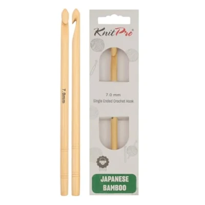 Image of KnitPro Bamboo crochet hook 7.00mm 3pcs