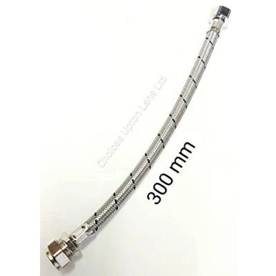 Image of 15MM Compression X 1/2&quot; Female BSP Flexible TAP Connector Length (300MM / 500MM) (Length=300MM)