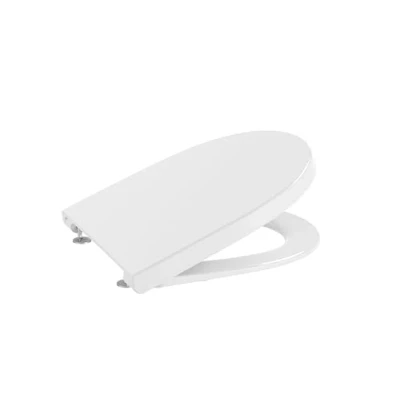 Image of Roca A8012AB00B Seat &amp; Cover, Meridian N Compact Collection, White, 365x415mm