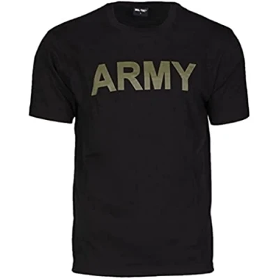 Image of Mil Tec Army T Shirt Black XXL