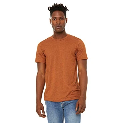 Image of Bella+Canvas Unisex Sueded Tee Heather Autumn S