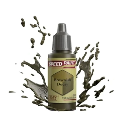 Image of The Army Painter Speedpaint Brownish Decay 2.0, Single Acrylic Paint 18ml One coat Painting Soloution For Fantasy Tabletop Miniatures Like Warhammer 40k And Dungeons Dragons Figures