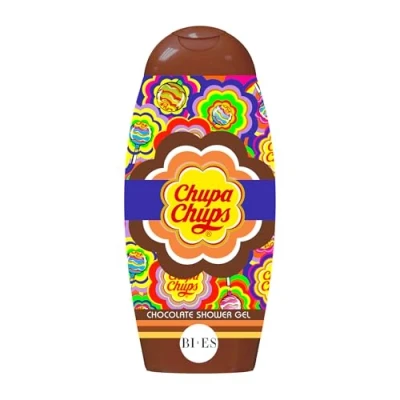 Image of Chupa Chups Chocolate Shower Gel for Kids &amp; Adults Hydrating Gentle 2 in 1 Body Wash Shampoo with Glycerine, Soft Nourished Skin, Scent, on Sensitive Ages 3+, 250ml