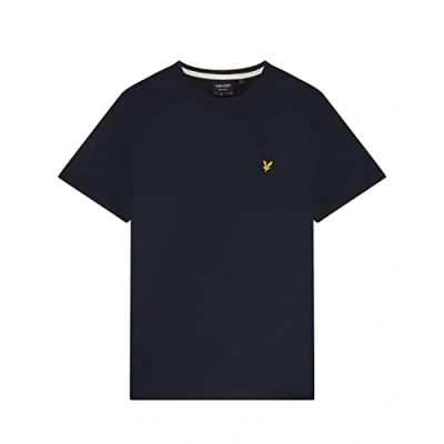 Image of Lyle &amp; Scott Mens Slub T Shirt Dark Navy M