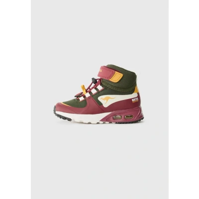 Image of Kangaroos Hydro Unisex Hightop trainers for kids, Size: 13K, Military green/leafy jumpers shoes
