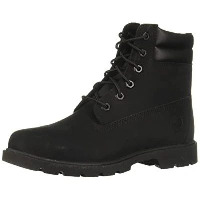 Image of Timberland Women&#039;s Linden Woods WP 6 Inch Ankle Boots, Black Nubuck_1, 7 UK