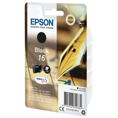 Image of Epson 16 Black Pen &amp; Crossword, Genuine, DURABrite Ultra Ink