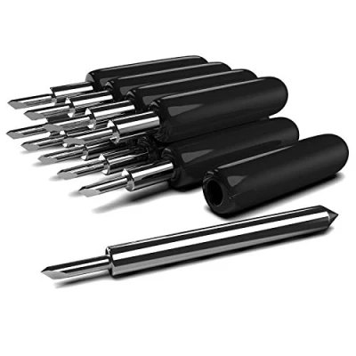 Image of Cutting Blades for Cricut Explore Air/Air 2/Maker, 10PCS Premium Fine Point Blade Machines
