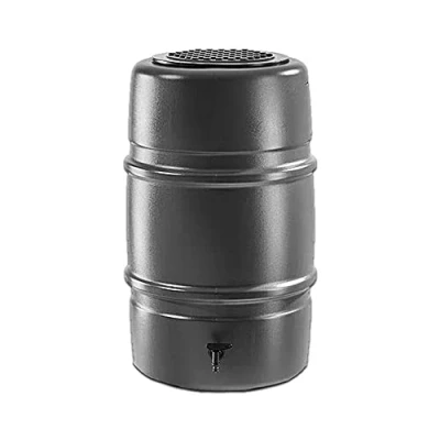 Image of Grey Harcostar 227L Water Butt, Rain Barrel UK, Collector