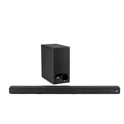 Image of Polk Audio Signa S3 Soundbar with Wireless Subwoofer, TV Speakers for Home Cinema Sound System, Surround Sound, Dolby Digital, Built In Chromecast, Bluetooth, Wall Mountable, Universal Compatibility
