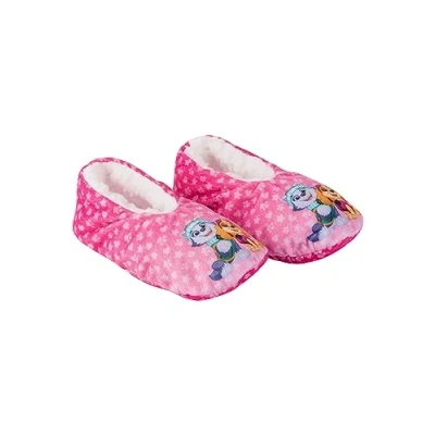 Image of United Labels Homesocks Ballet Flats for Girls and Boys ABS Winter Slippers Lined Slippers, Paw Patrol Pink, 31/34 EU