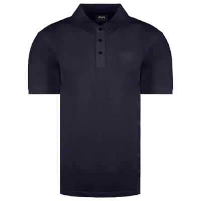 Image of Armani Jeans Navy Polo Shirt 7V6F12 6J0SZ 1579