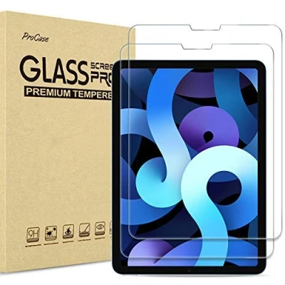 Image of ProCase Screen Protector for iPad Air 5th 4th / Pro 11 3rd 2nd 1st Generation, Tempered Glass Film Guard 10.9 5 4 /Pro 3 2 1 Pack