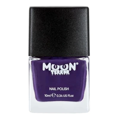 Image of Halloween Nail Polish by Moon Terror 10ml Poison Purple SFX Make up, Special effects Varnish