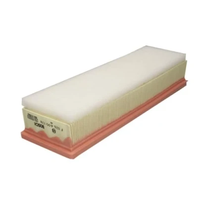 Image of 1444CR, 1444QJ Air Filter BOSCH F 026 400 174 49mm 103mm 353mm Insert, Pre PEUGEOT: 206 Hatchback, 307 206+ Hatchback