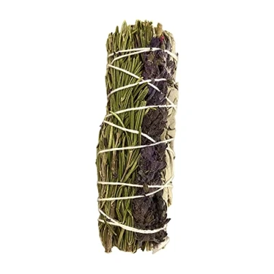Image of Sage Smudge Stick 4&quot; (White Sage, Lavender and Rosemary 4&quot;)