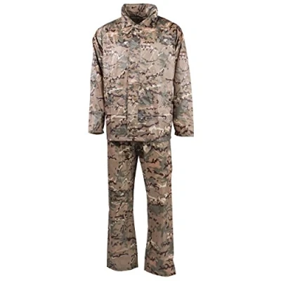 Image of MFH Men&#039;s 2 Piece Rain Suit Operation Camo Size L