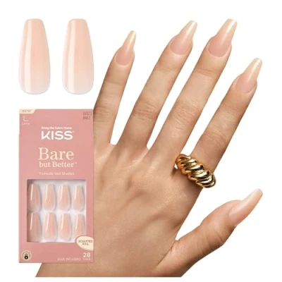 Image of KISS Bare But Better Nails Nude Drama