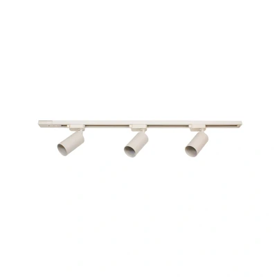 Image of 3 x GU10 1M Single Circuit Track Starter Kit Including White Integral LED