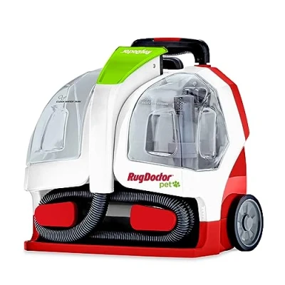 Image of Rug Doctor 93407 Pet Portable Spot Carpet Cleaner, Red/White