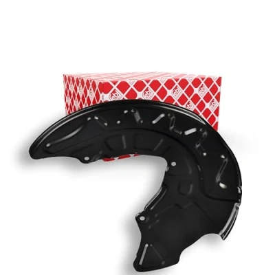 Image of 5Q0615311F Brake Disc Back Plate FEBI BILSTEIN 174626 Front Axle Left AUDI: A3 Hatchback, CUPRA: Formentor SUV, VOLKSWAGEN: Golf 7