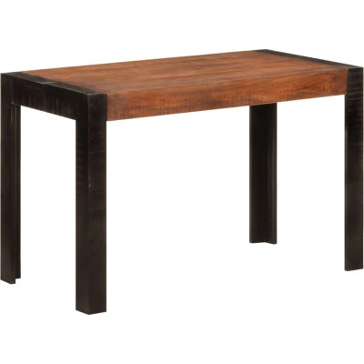Image of vidaXL Dining Table Honey Brown 120x60x76 cm Solid Wood Mango