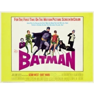 Image of Batman .Classic Movie Poster Various Sizes (A3 Size 29 x 42 cms)