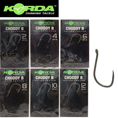 Image of Korda Choddy Hook Size 10 Carp hooks