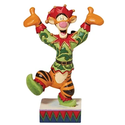 Image of Disney Traditions Christmas Tigger Figurine 12cm Multicoloured 6008983